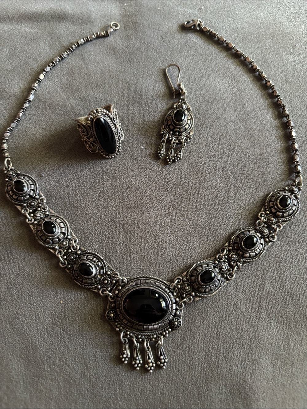 Vintage sterling silver jewelry from Istanbul